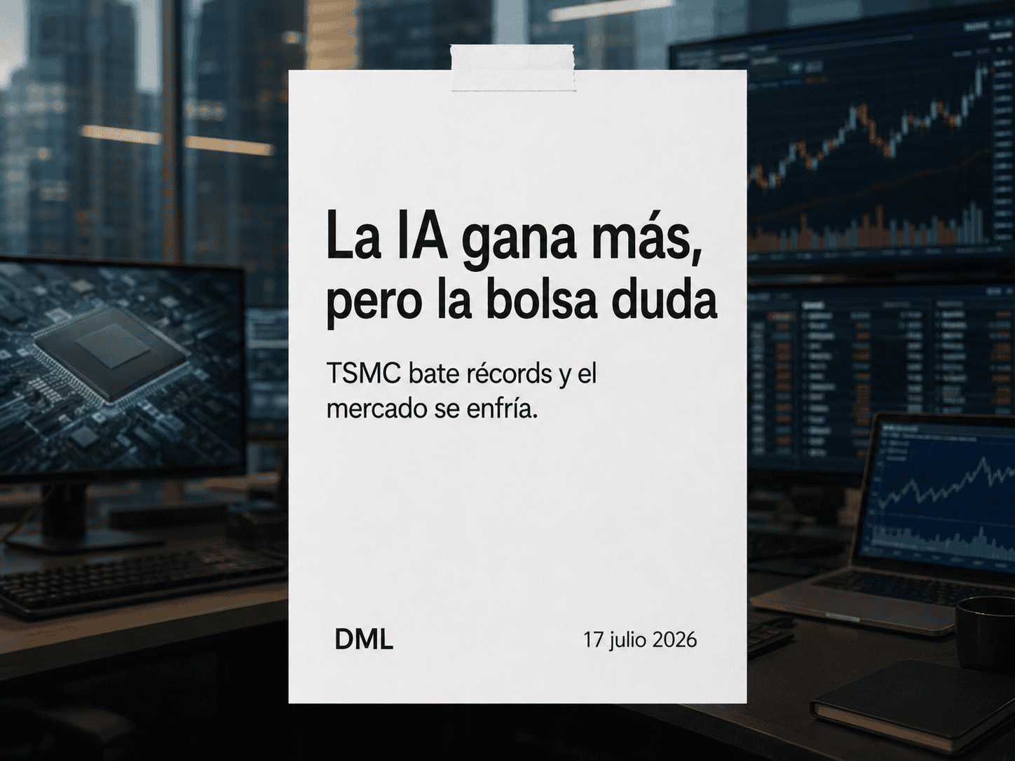 La inteligencia artificial bate récords mientras la bolsa empieza a dudar