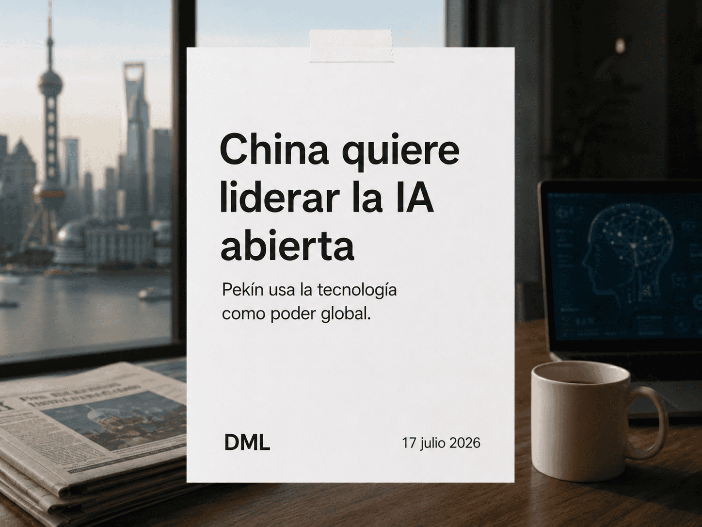 China quiere liderar la inteligencia artificial abierta como nuevo poder global