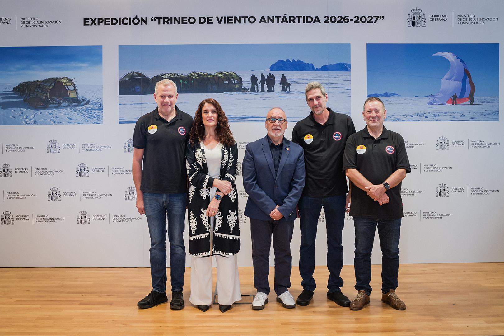 Presentación oficial de la expedición Trineo de Viento Antártida 2026-2027 en el Ministerio de Ciencia